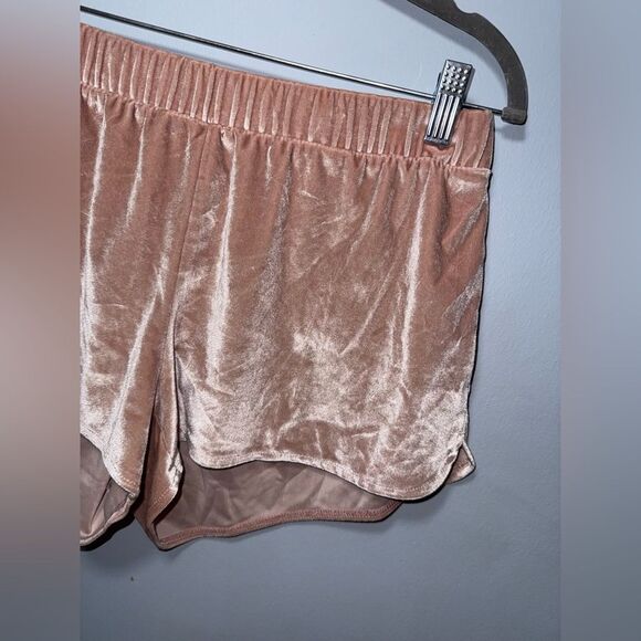 Madewell Velvet Pink Shorts Size Small EUC - Picture 2 of 6